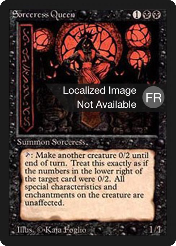 Image of Sorceress Queen (FBB-) - Foreign Black Border