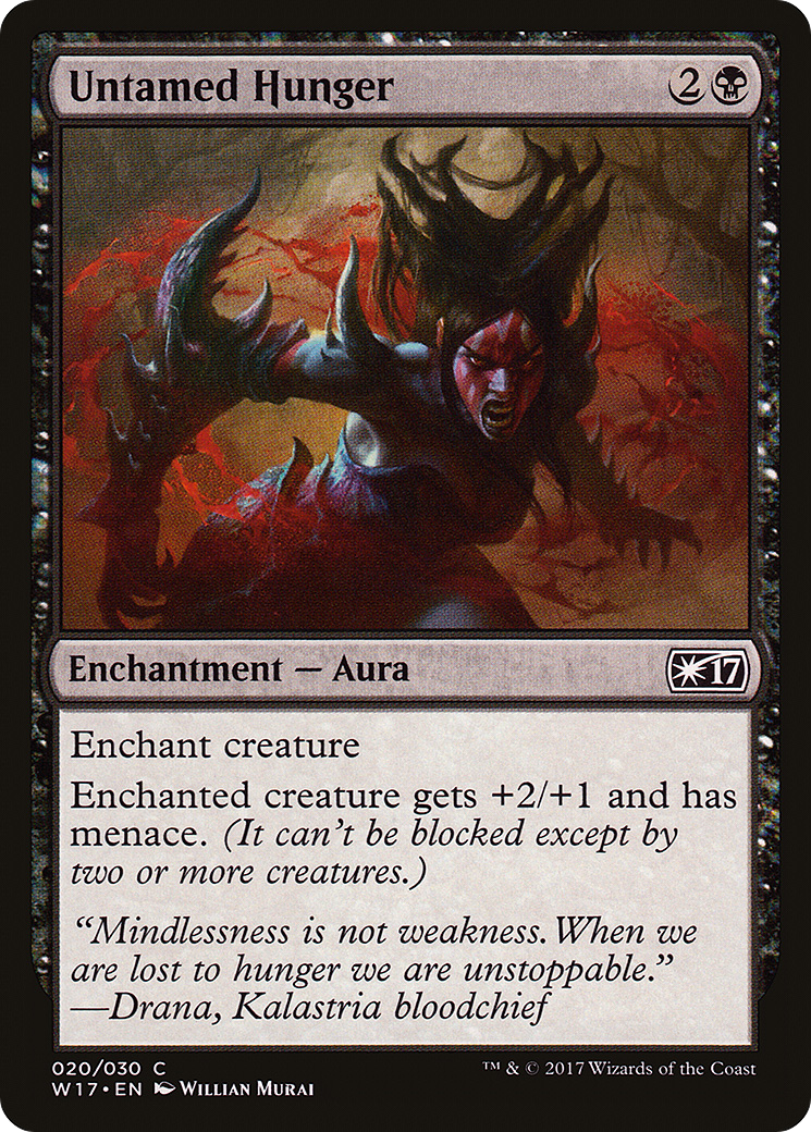 Image of Untamed Hunger (W17-020) - Welcome Deck 2017