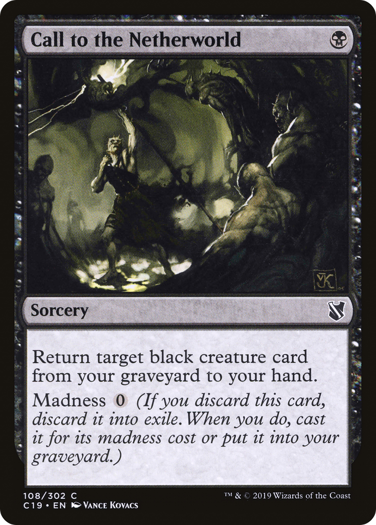 Image of Call to the Netherworld (C19-108) - Commander 2019
