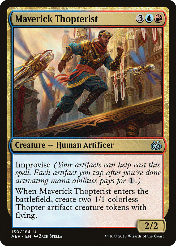 Image of Maverick Thopterist (AER-130) - Aether Revolt Foil