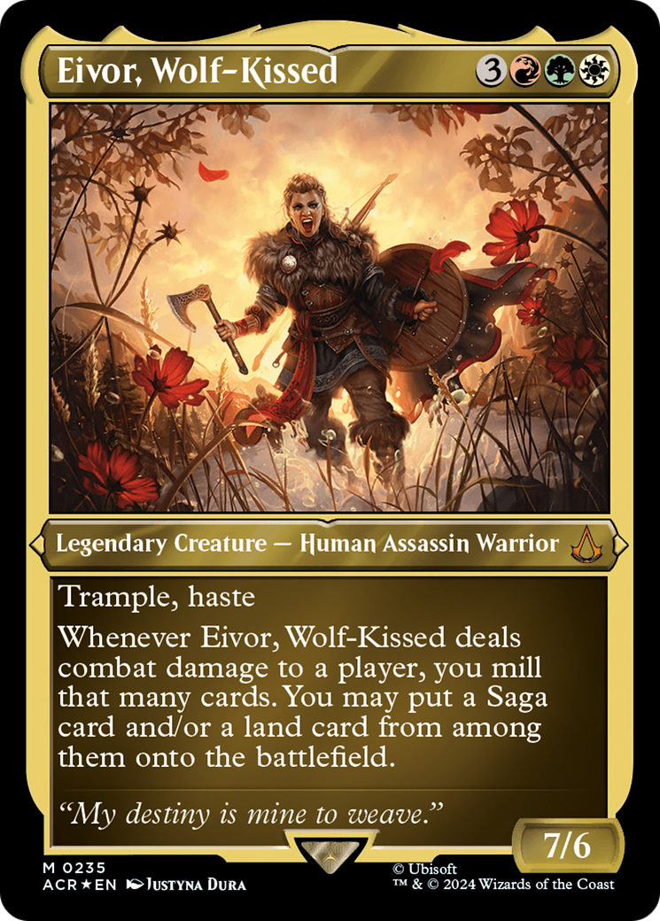 Image of Eivor, Wolf-Kissed (ACR-235) - Assassin's Creed Etched Foil