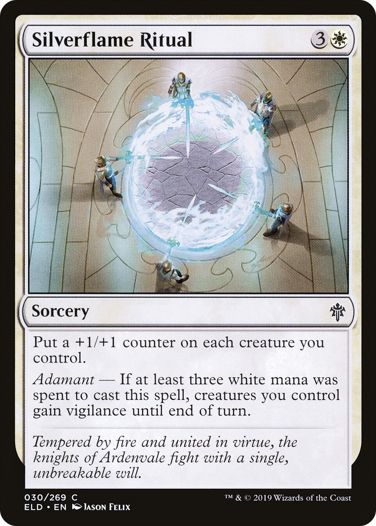 Image of Silverflame Ritual (ELD-030) - Throne of Eldraine