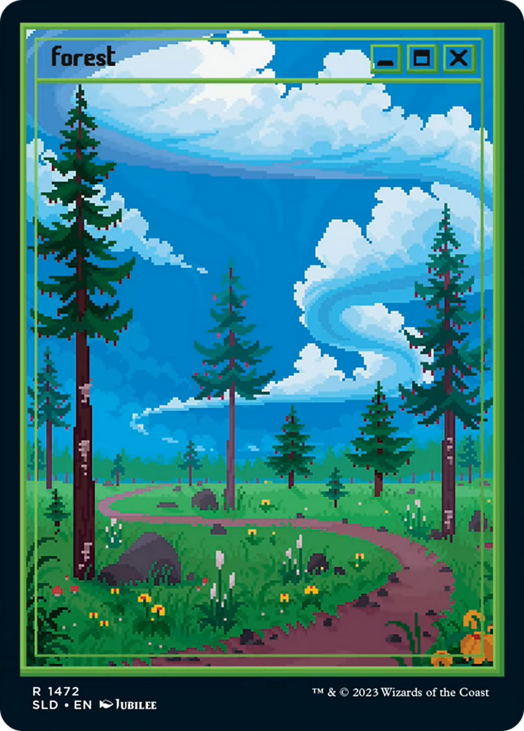 Image of Forest (1472) (SLD-1472) - Secret Lair Drop Foil