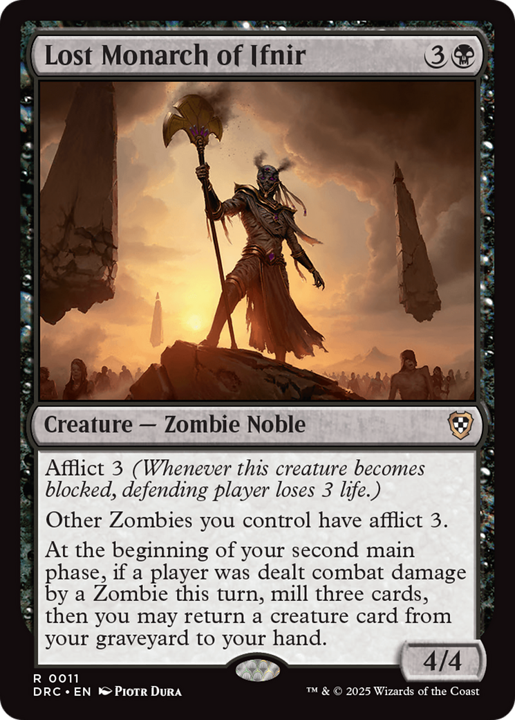 Image of Lost Monarch of Ifnir (DRC-011) - Commander: Aetherdrift