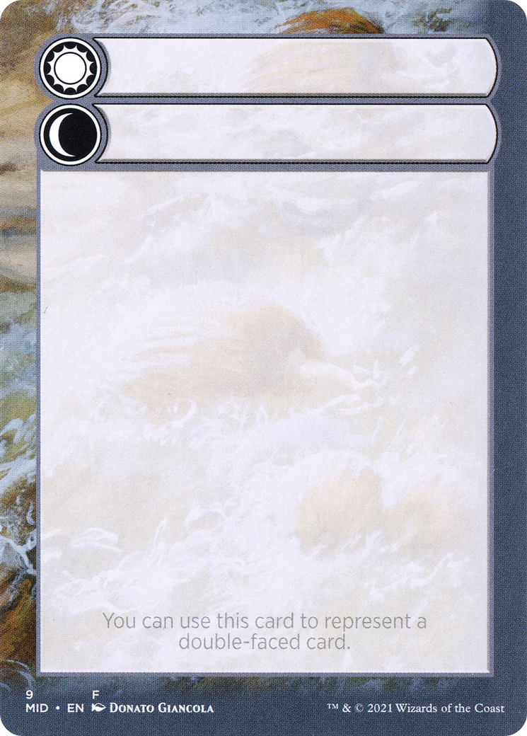 Image of Double-Faced Substitute Card (SMID-009) - Innistrad: Midnight Hunt Substitute Cards (Borderless)