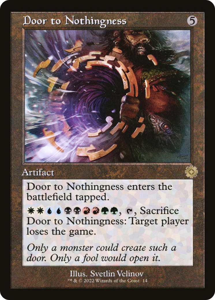 Image of Door to Nothingness (BRR-014) - The Brothers' War Retro Artifacts