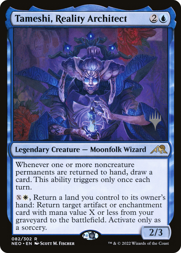 Image of Tameshi, Reality Architect (PPNEO-082) - Kamigawa: Neon Dynasty Promos