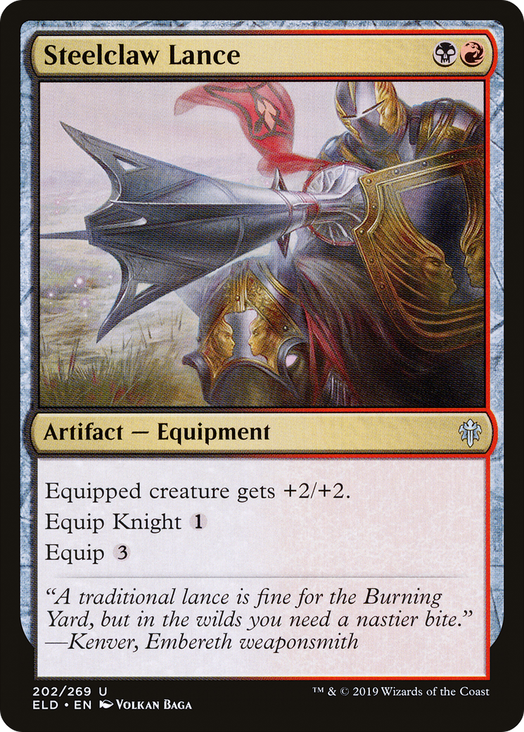 Image of Steelclaw Lance (ELD-202) - Throne of Eldraine Foil