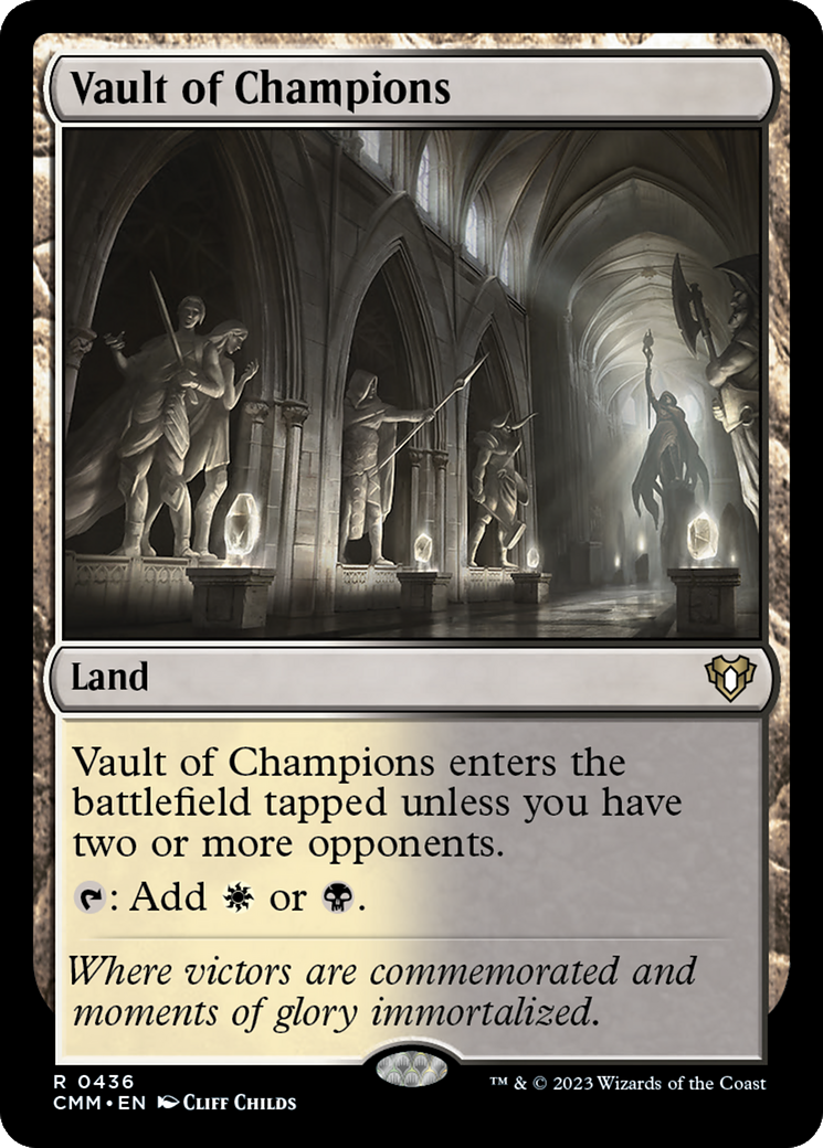 Image of Vault of Champions (CMM-436) - Commander Masters
