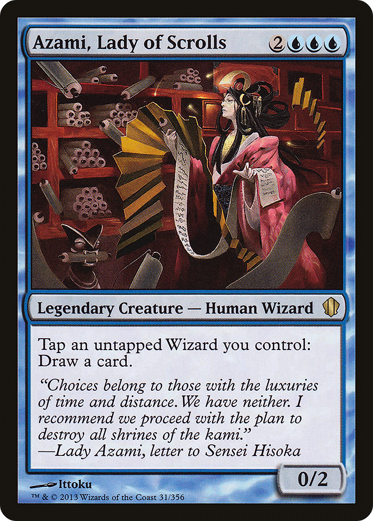 Image of Azami, Lady of Scrolls (C13-031) - Commander 2013