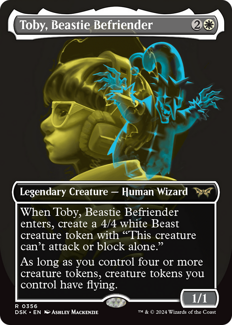 Image of Toby, Beastie Befriender (Showcase) (DSK-356) - Duskmourn: House of Horror (Borderless)