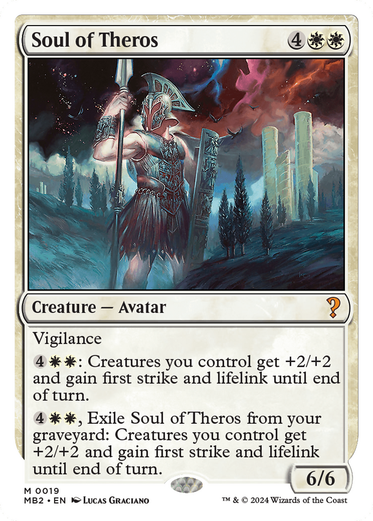 Image of Soul of Theros (White Border) (MB2-019) - Mystery Booster 2