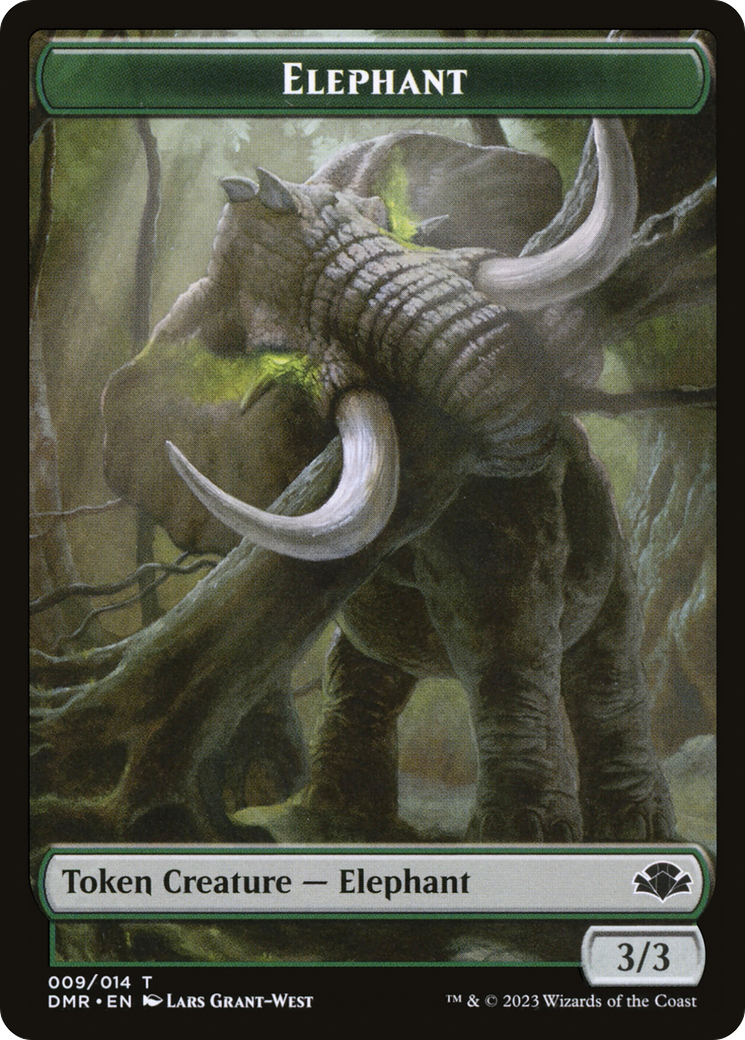 Image of Elephant (TDMR-009) - Dominaria Remastered Tokens