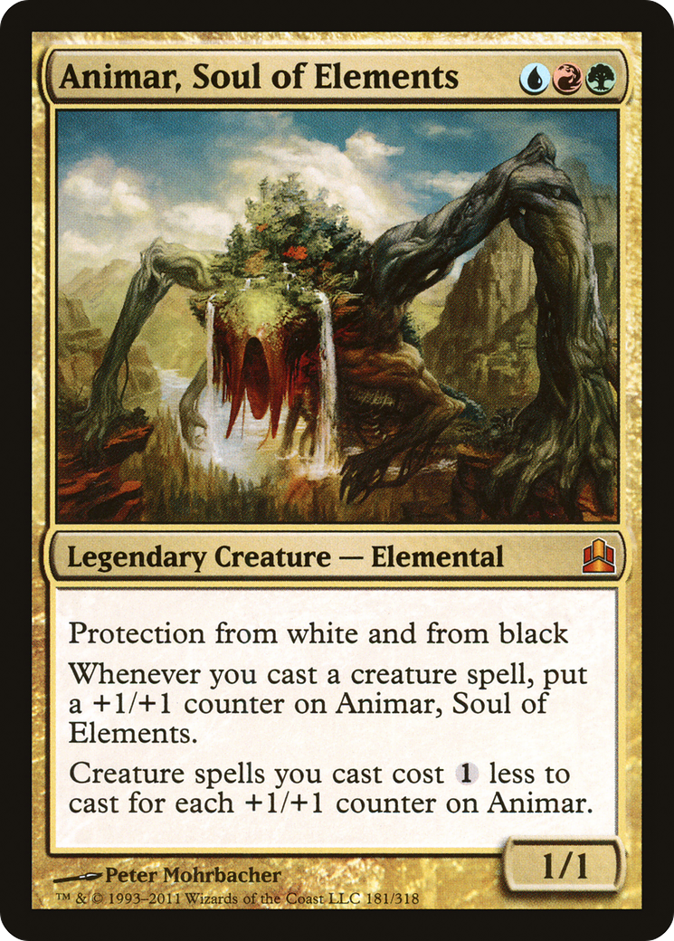 Image of Animar, Soul of Elements (CMD-181) - Commander 2011
