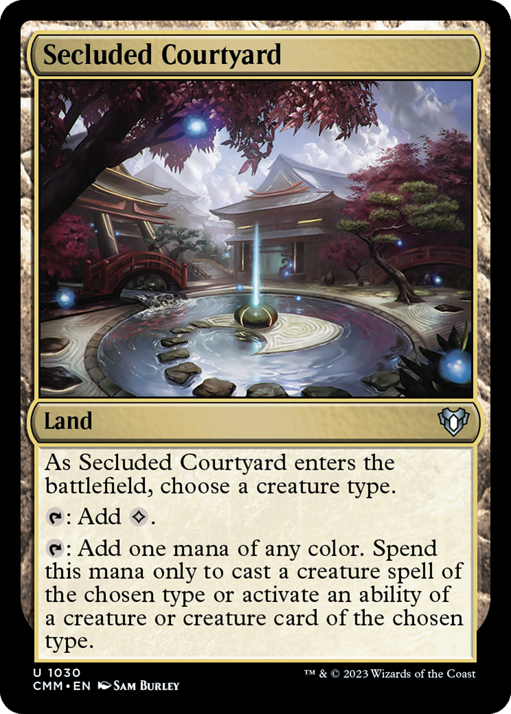 Image of Secluded Courtyard (CMM-1030) - Commander Masters