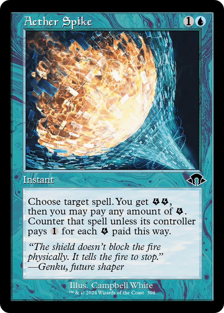Image of Aether Spike (Retro Frame) (MH3-398) - Modern Horizons 3 Foil