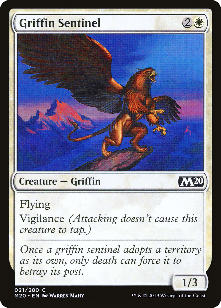 Image of Griffin Sentinel (M20-021) - Core Set 2020 Foil