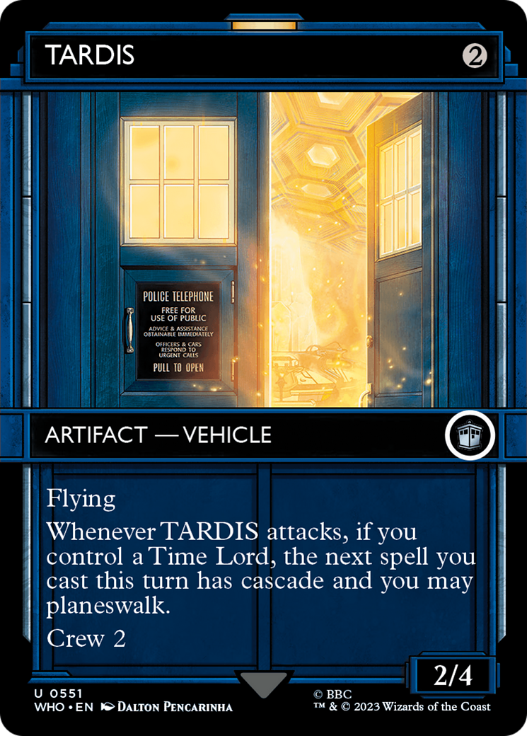 Image of TARDIS (Showcase) (WHO-551) - Doctor Who: (Showcase) (Borderless) Foil