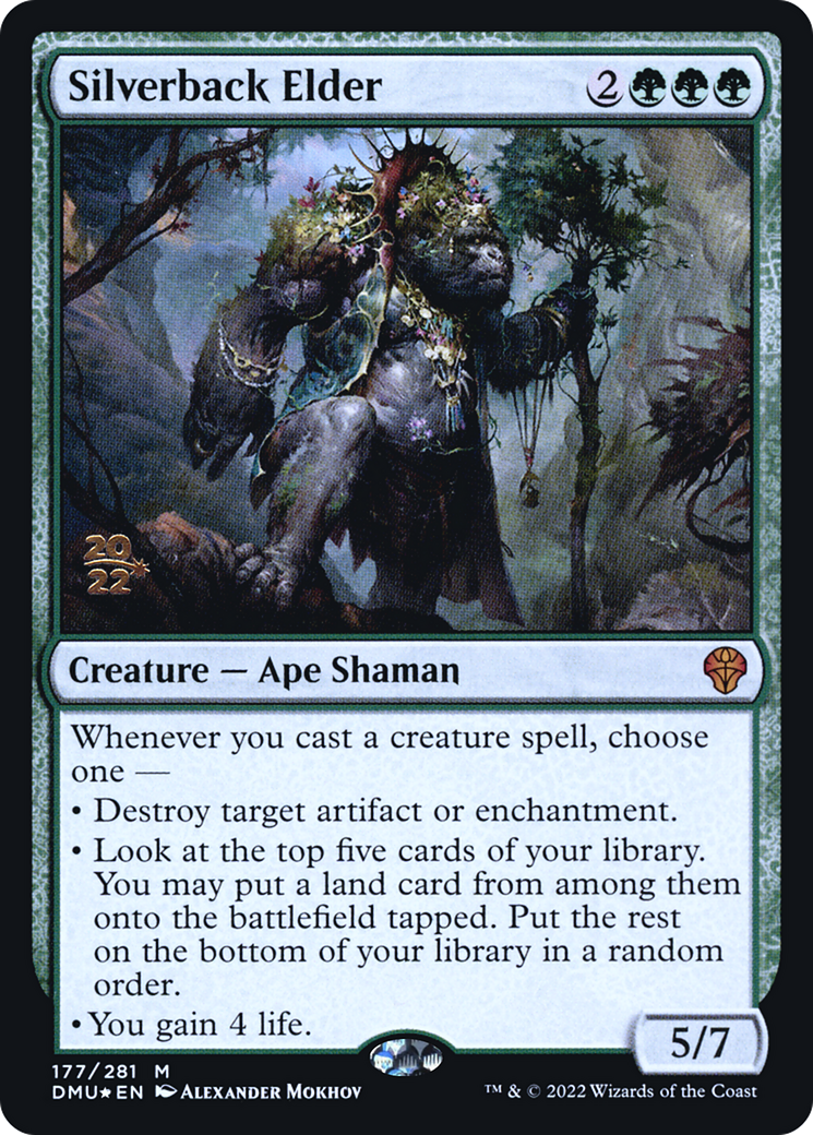 Image of Silverback Elder (PRE-177) - Dominaria United Promos Foil