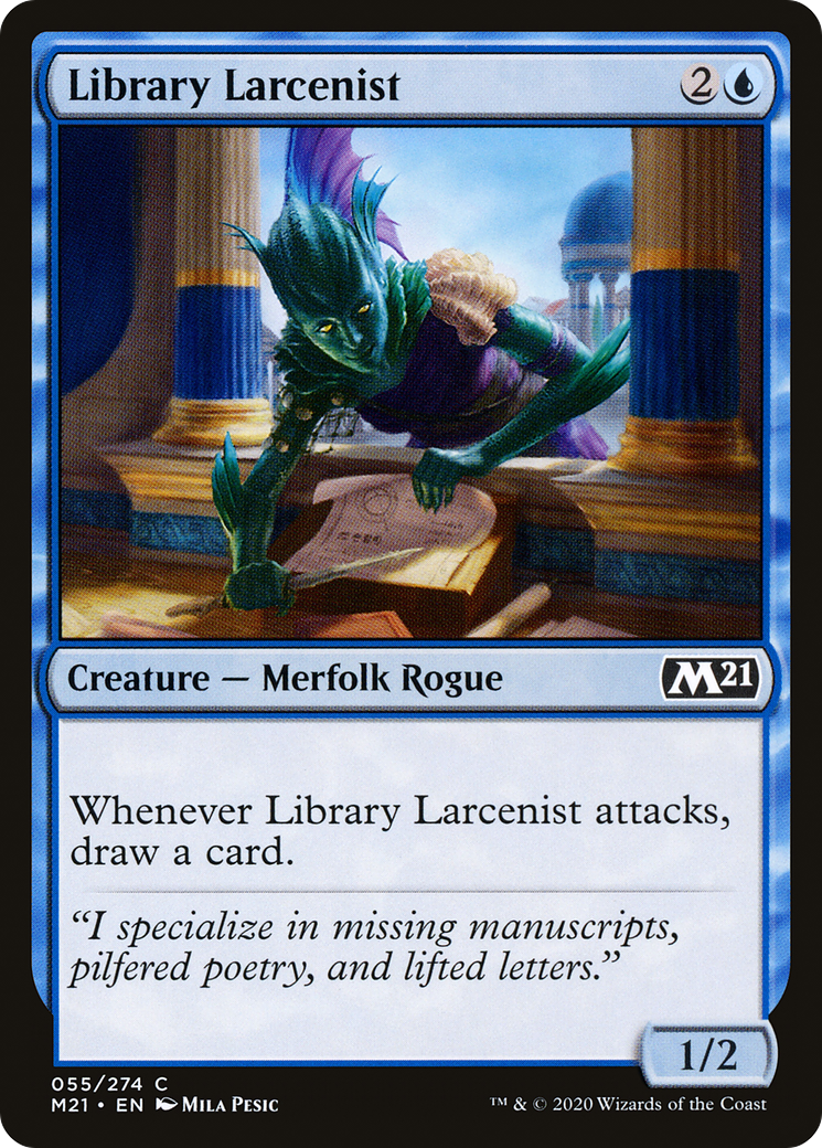 Image of Library Larcenist (M21-055) - Core Set 2021