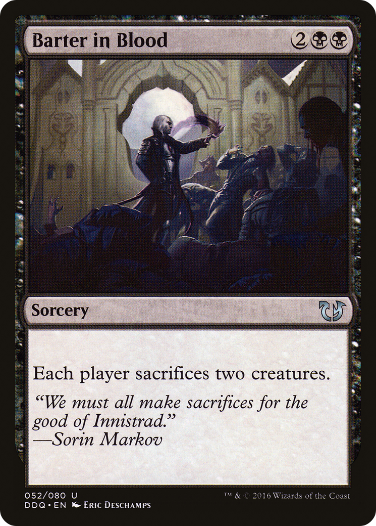 Image of Barter in Blood (DDQ-052) - Duel Decks: Blessed vs. Cursed