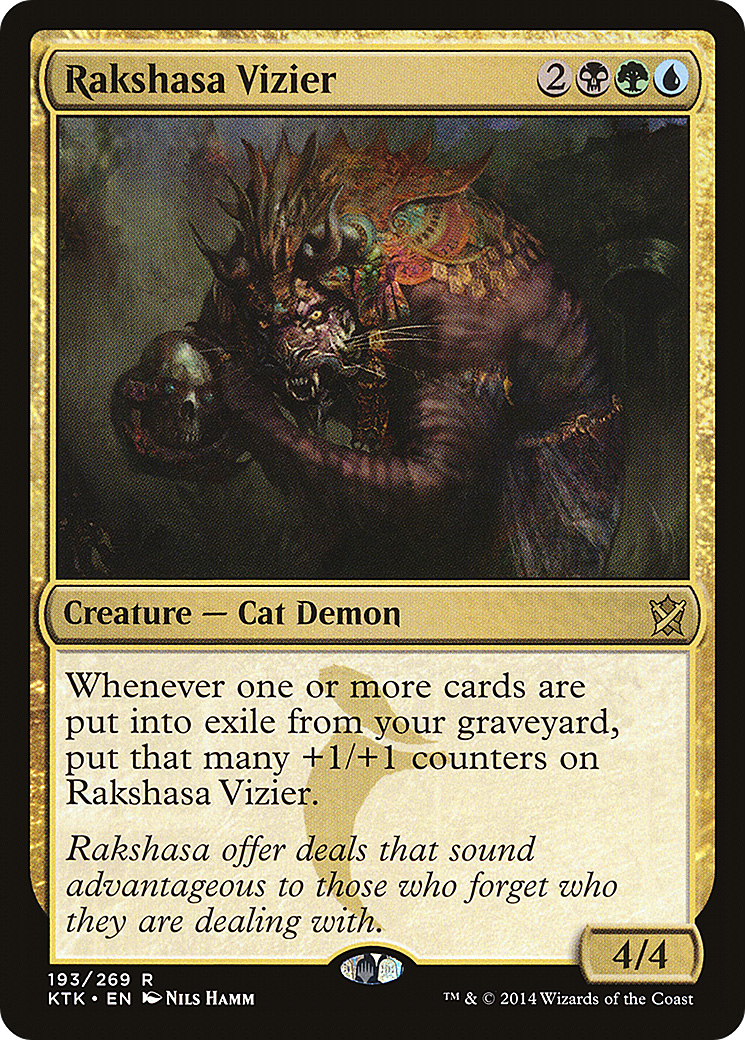 Image of Rakshasa Vizier (KTK-193) - Khans of Tarkir