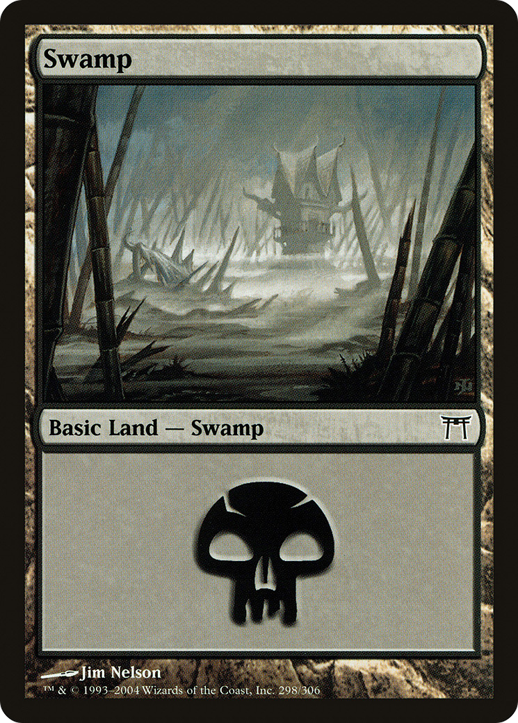 Image of Swamp (298) (CHK-298) - Champions of Kamigawa