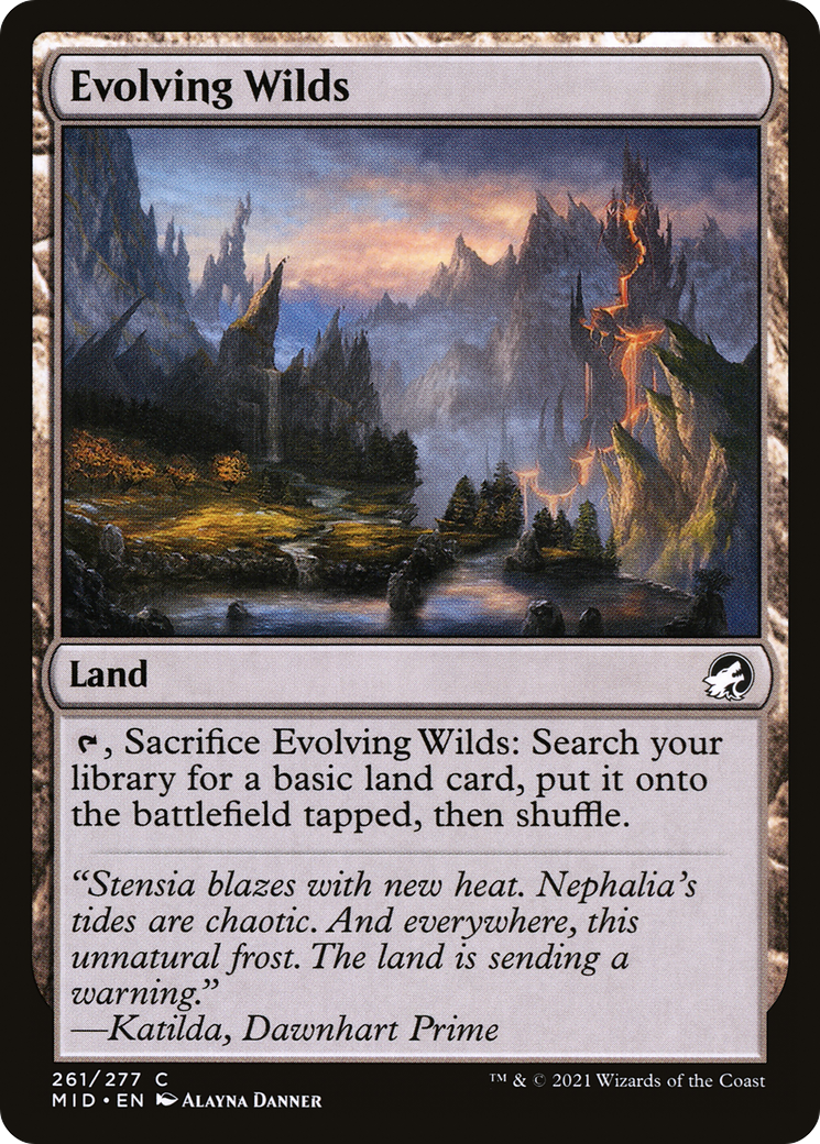 Image of Evolving Wilds (MID-261) - Innistrad: Midnight Hunt