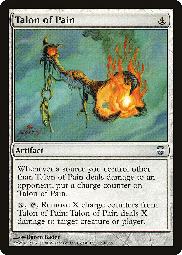 Image of Talon of Pain (DST-150) - Darksteel Foil