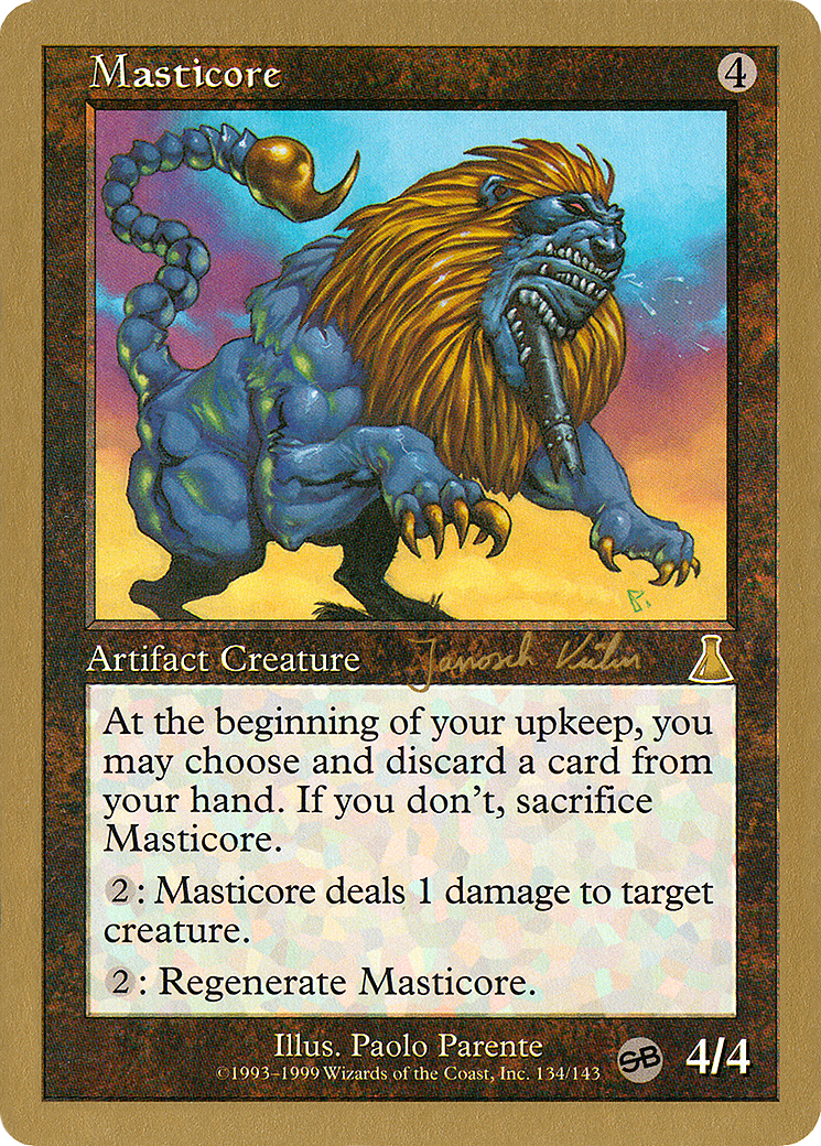 Image of Masticore - 2000 Janosch Kuhn (UDS) (SB) (WCD-) - World Championship Decks 2000