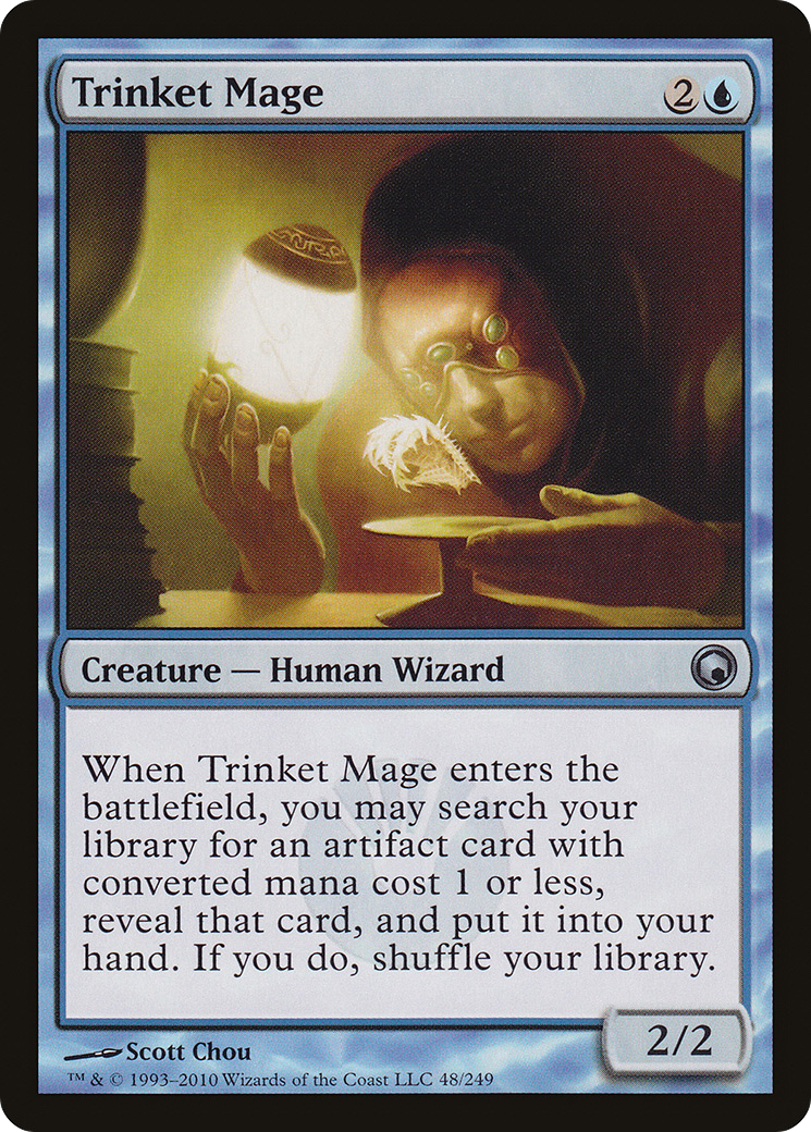 Image of Trinket Mage (SOM-048) - Scars of Mirrodin Foil