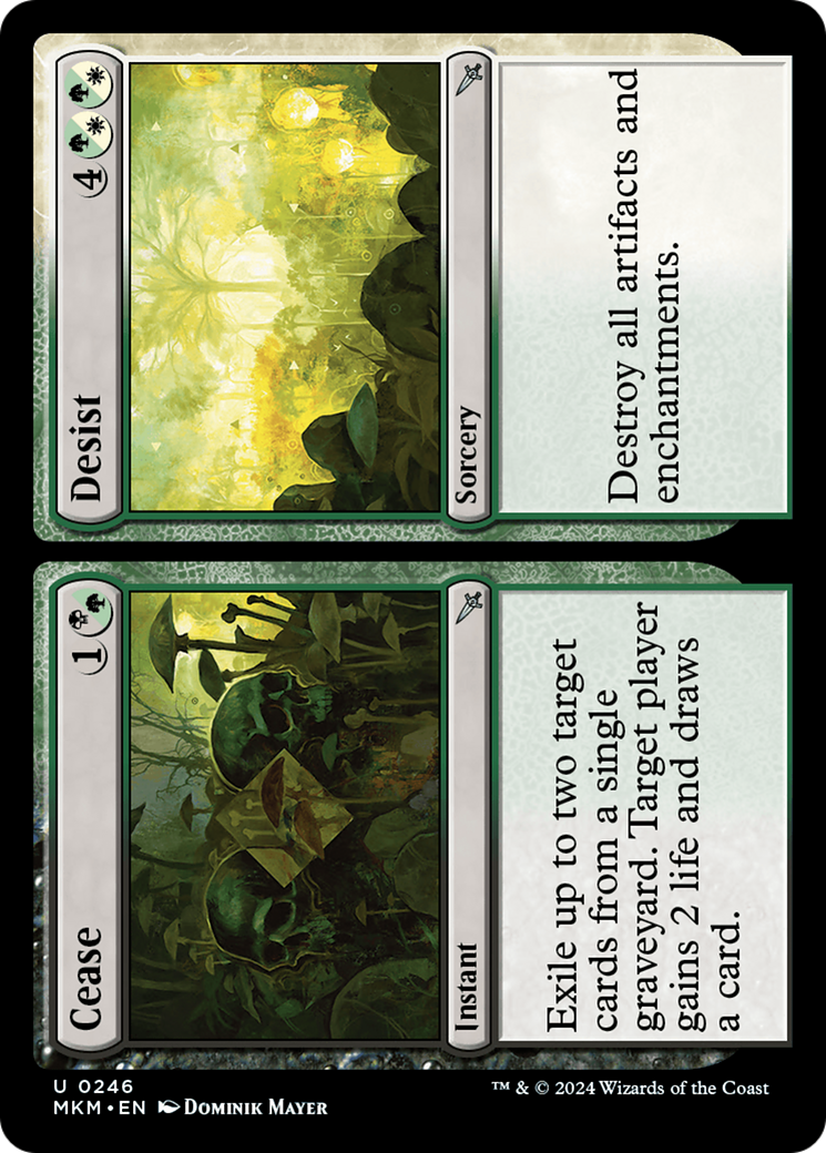 Image of Cease // Desist (MKM-246) - Murders at Karlov Manor Foil