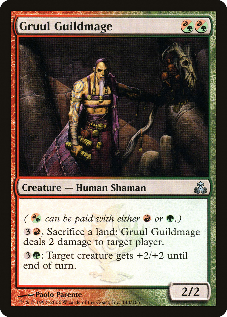Image of Gruul Guildmage (GPT-144) - Guildpact Foil
