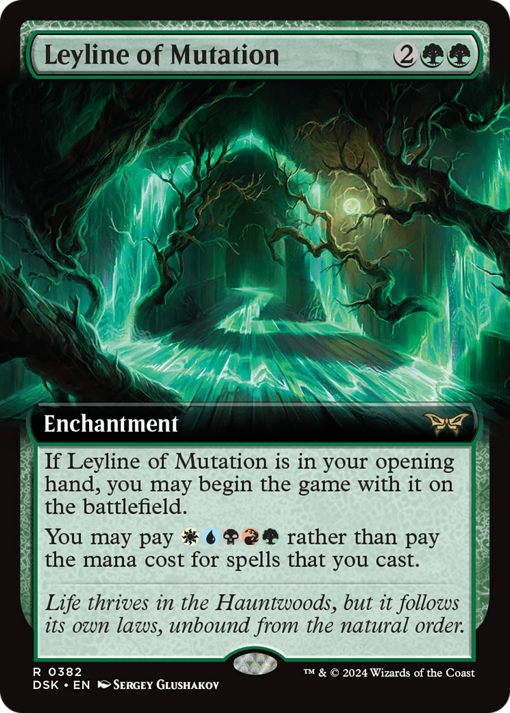 Image of Leyline of Mutation (Extended Art) (DSK-382) - Duskmourn: House of Horror: (Extended Art)