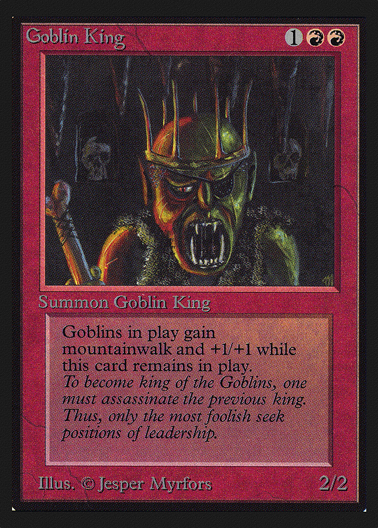 Image of Goblin King (IE) (IED-) - Intl. Collectors' Edition