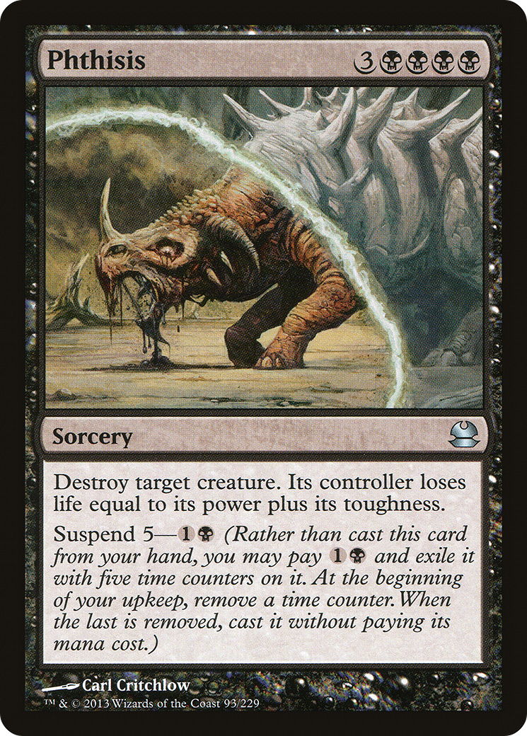 Image of Phthisis (MMA-093) - Modern Masters Foil