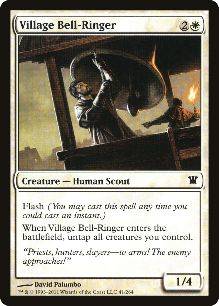 Image of Village Bell-Ringer (ISD-041) - Innistrad Foil