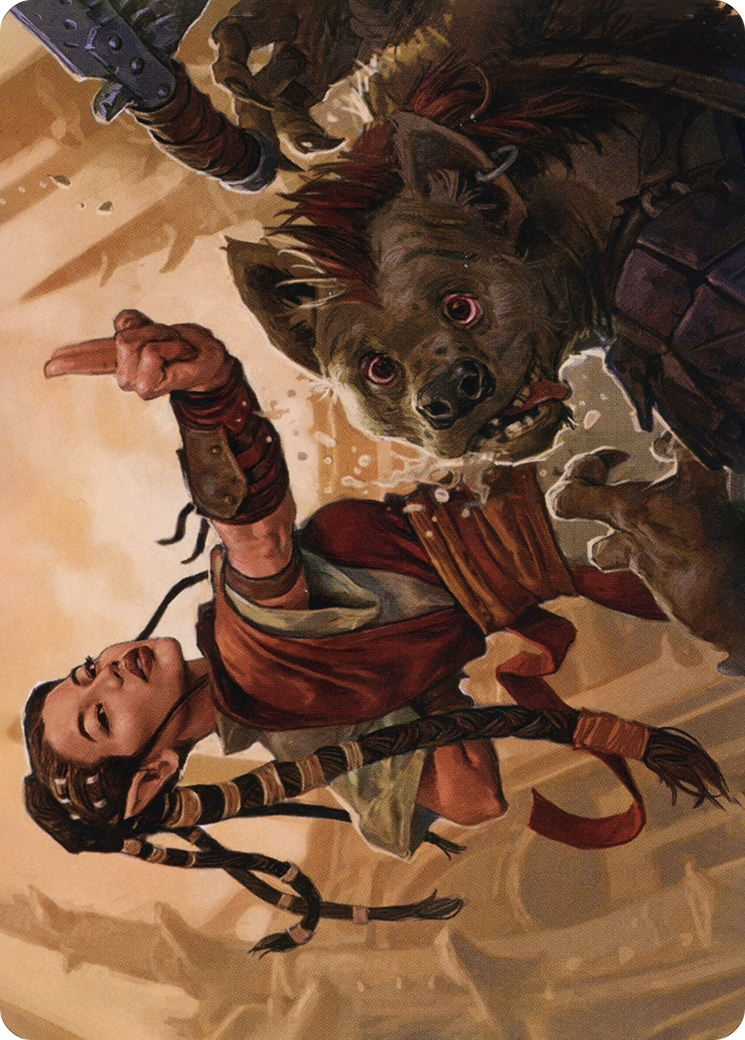 Image of Half-Elf Monk // Half-Elf Monk (AAFR-028) - Adventures in the Forgotten Realms Art Series (Borderless)