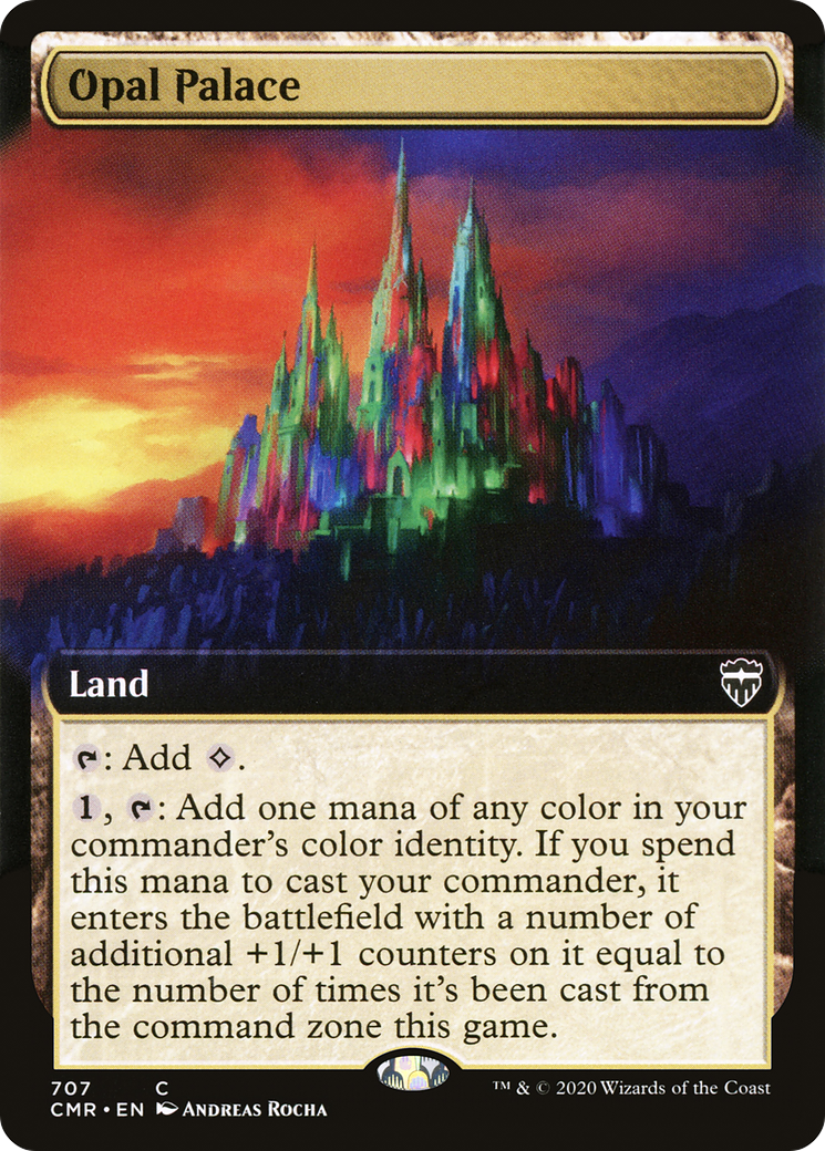 Image of Opal Palace (Extended Art) (CMR-707) - Commander Legends: (Extended Art)