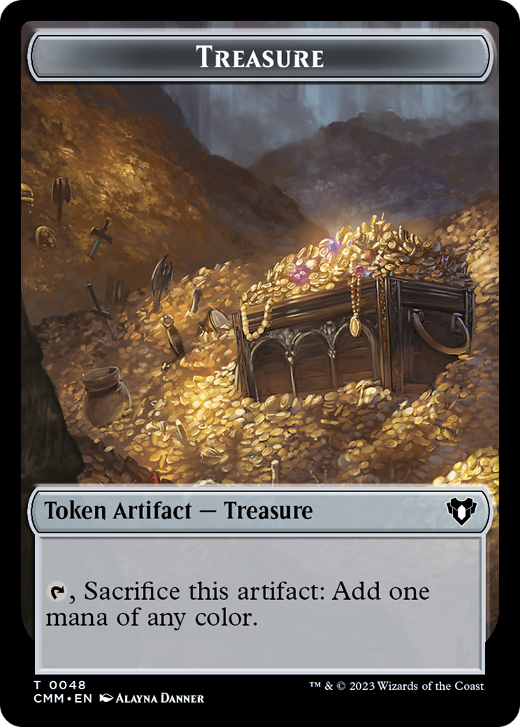 Image of Treasure (TCMM-048) - Commander Masters Tokens Foil