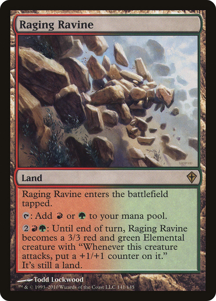 Image of Raging Ravine (WWK-141) - Worldwake Foil