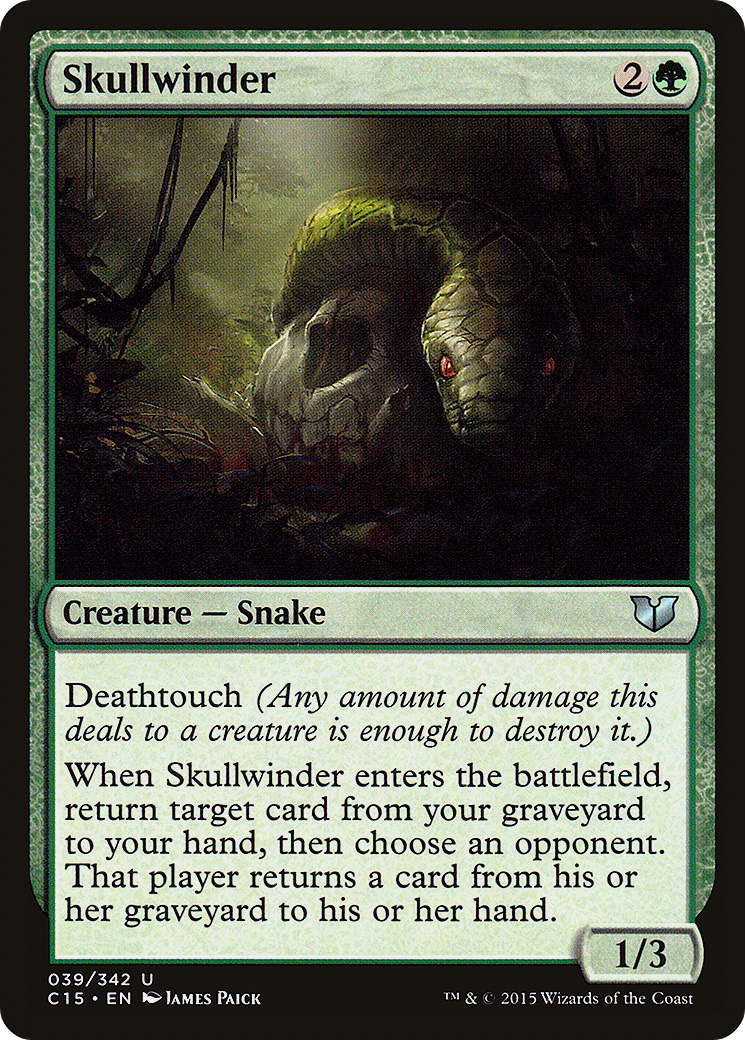 Image of Skullwinder (C15-039) - Commander 2015