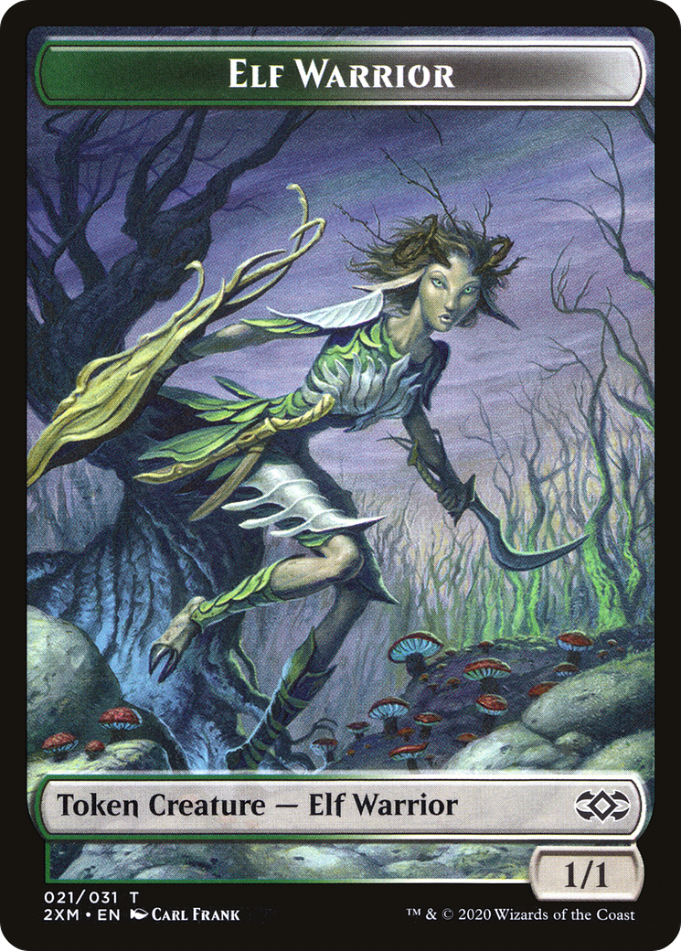 Image of Elf Warrior (T2XM-021) - Double Masters Tokens Foil