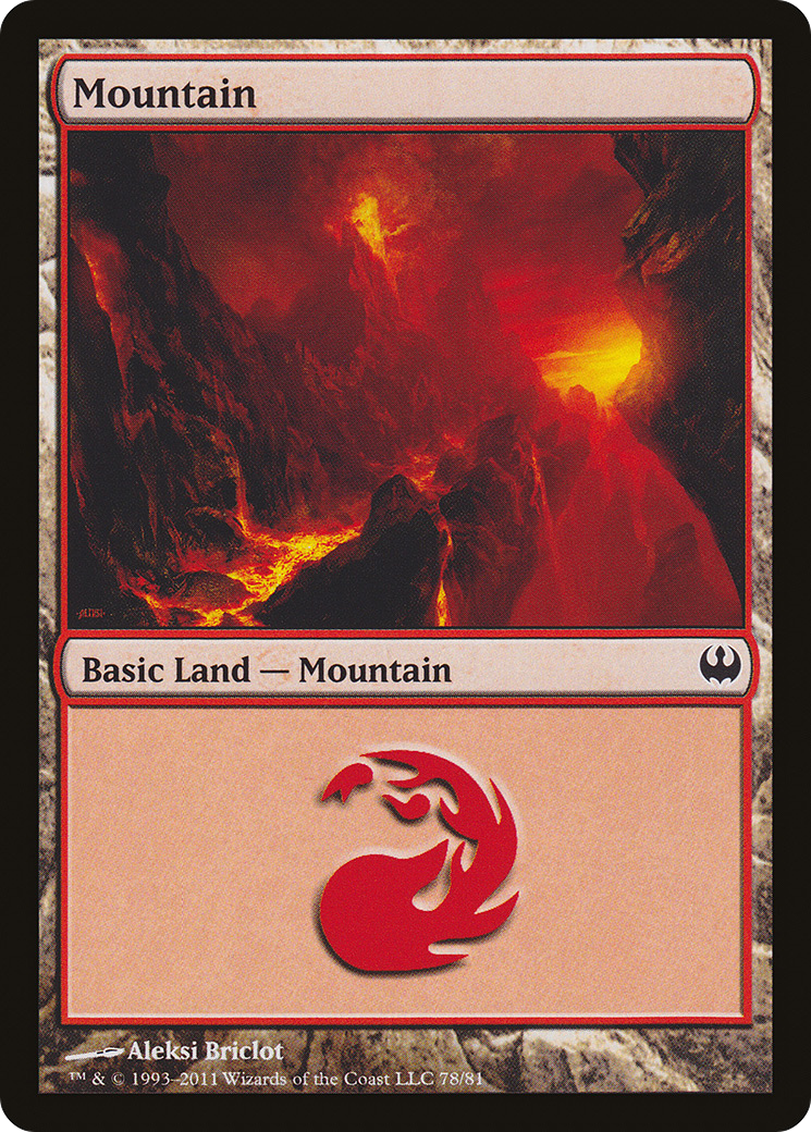 Image of Mountain (78) (DDG-078) - Duel Decks: Knights vs. Dragons