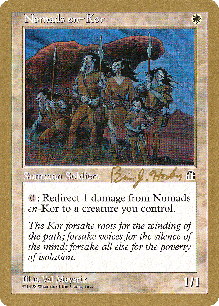 Image of Nomads en-Kor - 1998 Brian Hacker (STH) (WCD-) - World Championship Decks 1998