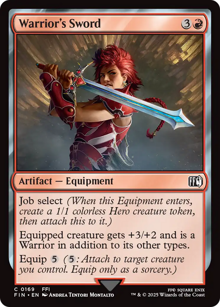 Image of Warrior's Sword (FIN-169) - FINAL FANTASY