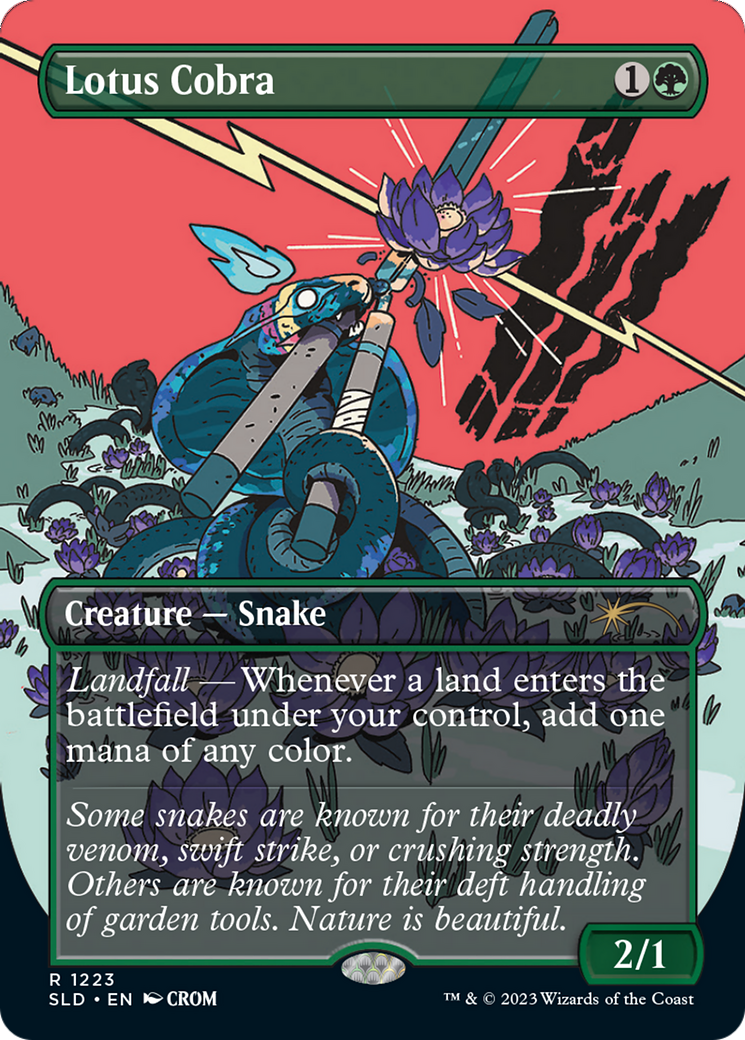 Image of Lotus Cobra (SLD-1223) - Secret Lair Drop (Borderless)