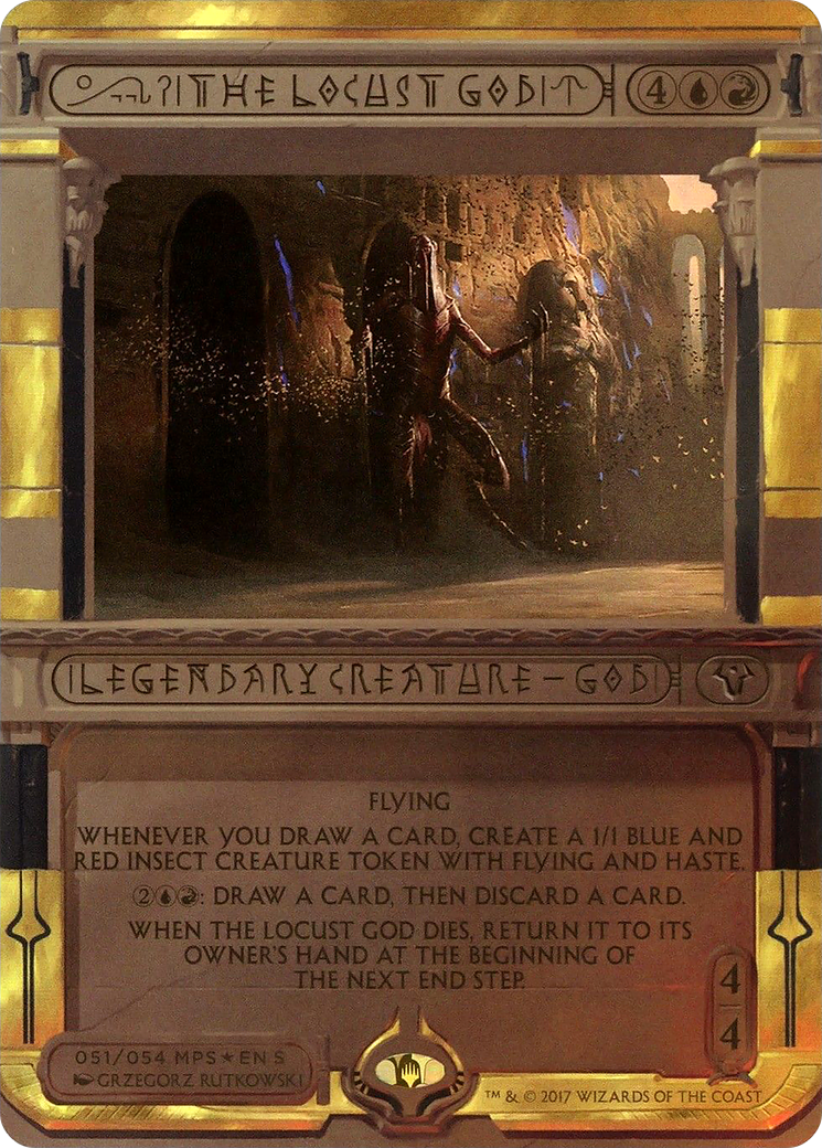 Image of The Locust God (MPS2-051) - Amonkhet Invocations (Borderless) Foil