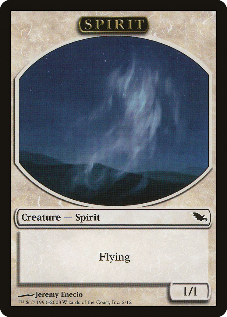 Image of Spirit Token (SHM-002) - Shadowmoor Tokens