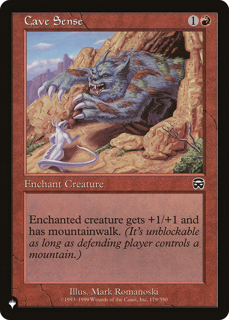 Image of Cave Sense (LIST-MMQ-179) - The List